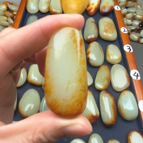 和田玉颈饰未镶嵌平***1