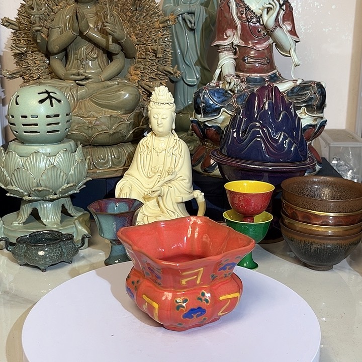 瓷片摆件摆件摆件