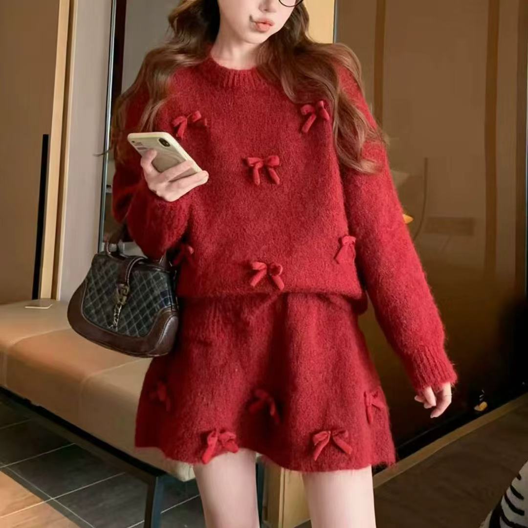 无运险【JIAXUPANG】上衣+短裙 两件套