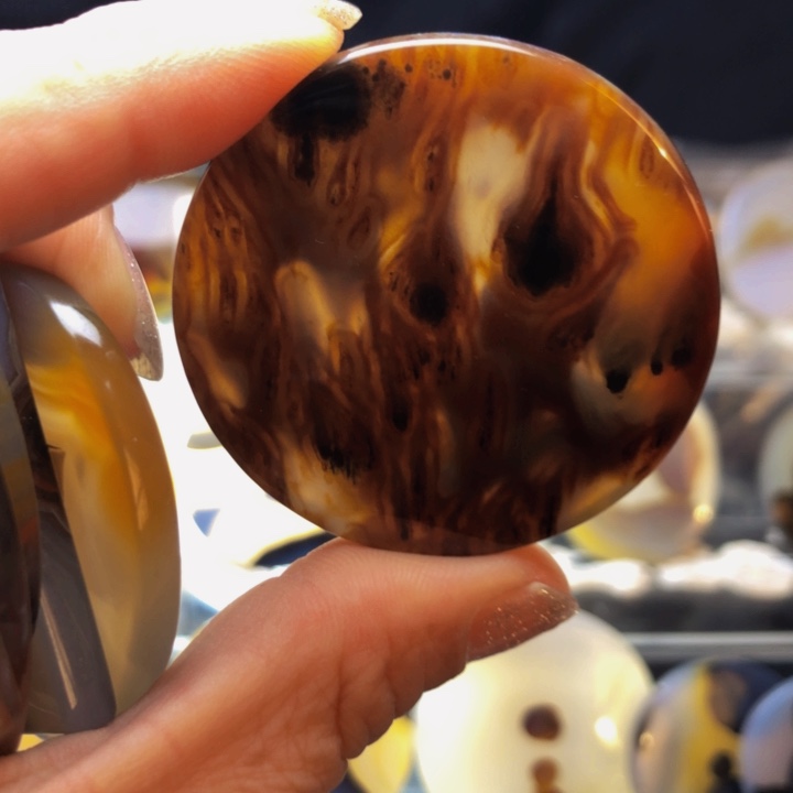 合金玛瑙/玉髓珠宝奇石100