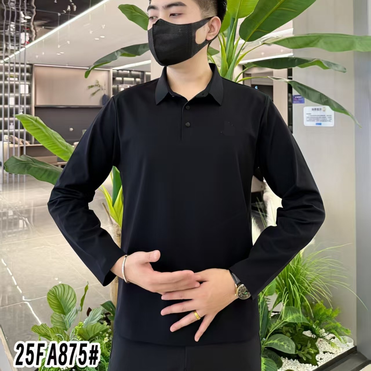 875男士翻领POLO衫
