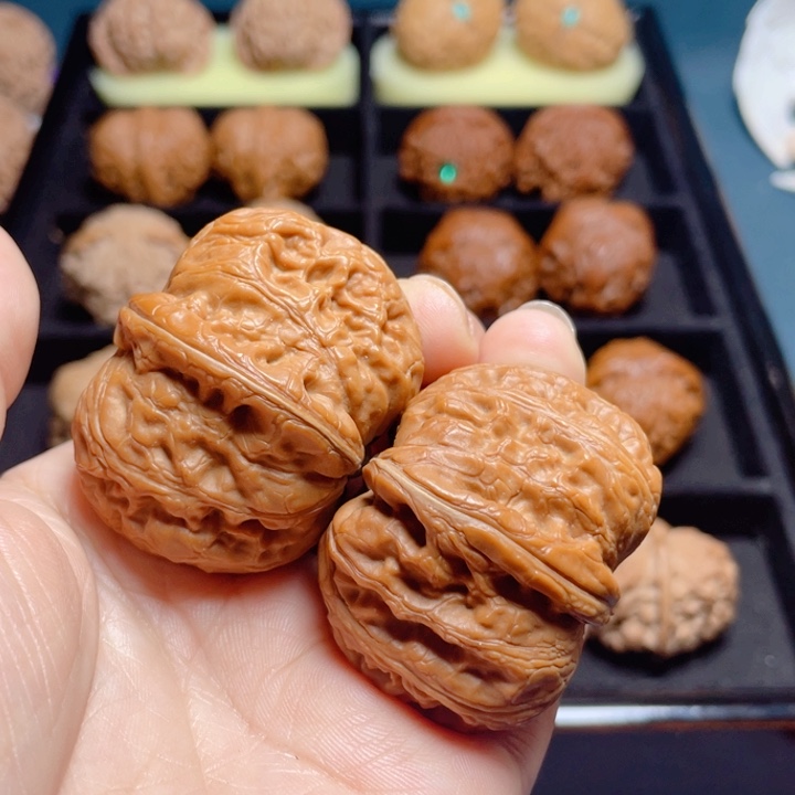 文玩核桃把件元宝44