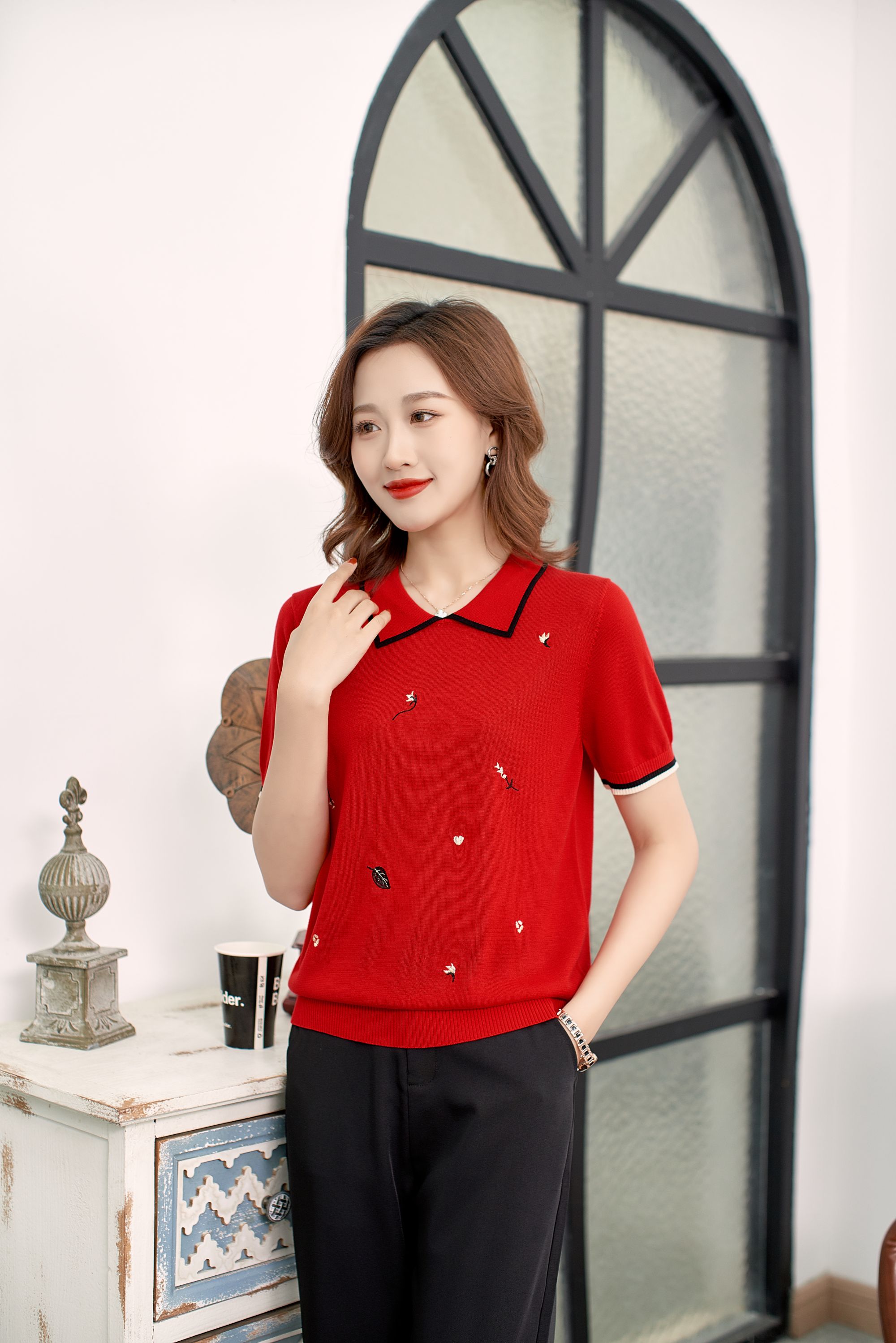 2025新款莱赛尔天丝针织小香风女时尚百搭针织衫孤品集合