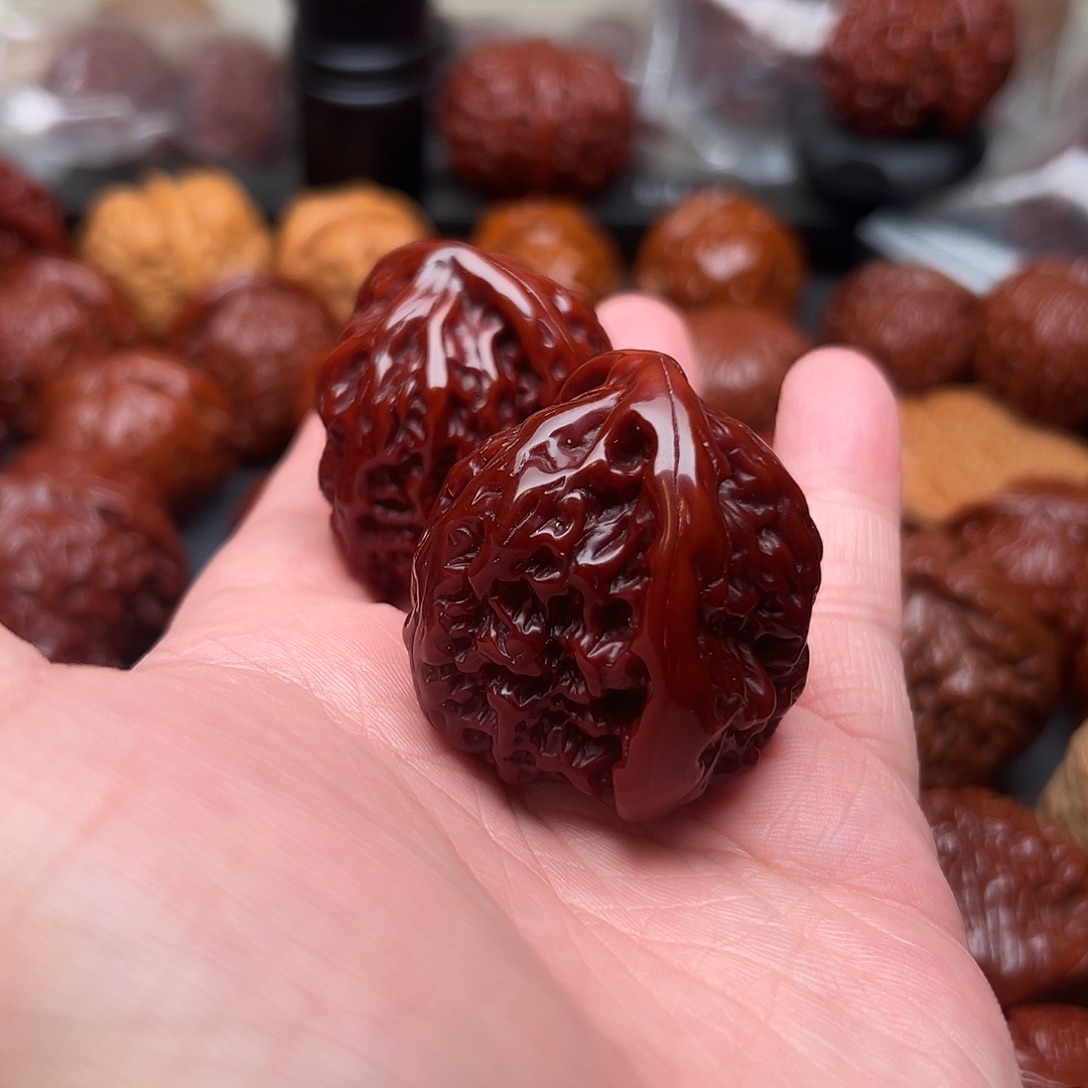 8***7文玩核桃吊坠南疆石