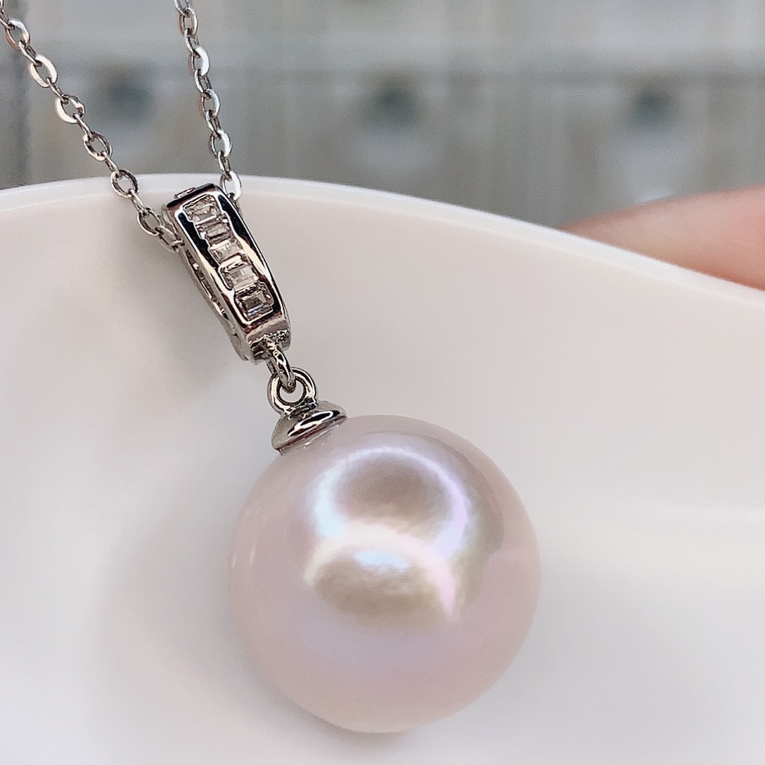 合金淡水珍珠吊坠(赠链)