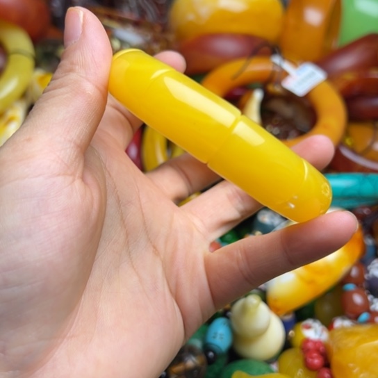 未镶嵌琥珀手串蜜蜡