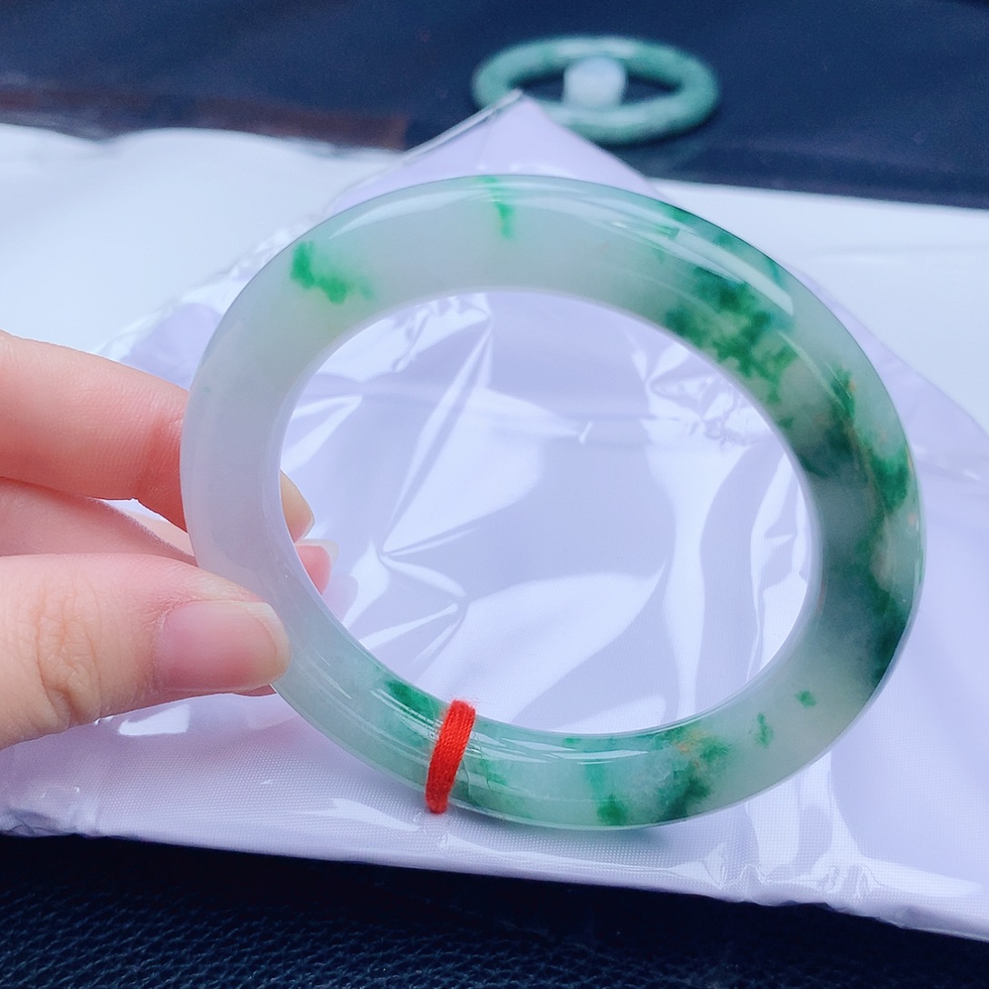 翡翠未镶嵌手镯缅甸天然翡翠a货手镯