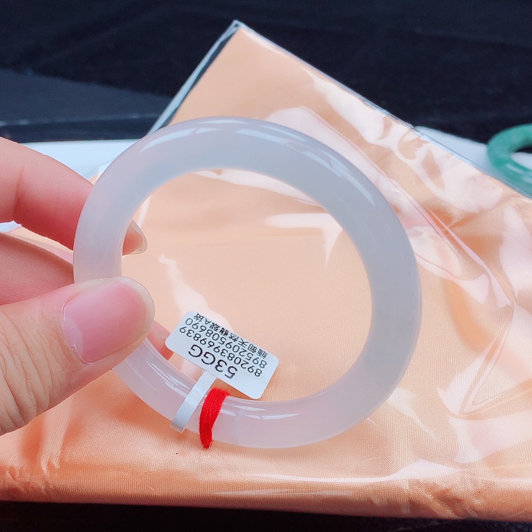 翡翠手镯未镶嵌天然缅甸翡翠A货手镯 