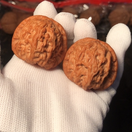 把件文玩核桃白狮子39