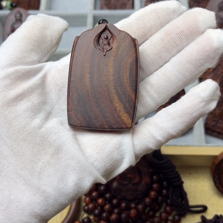 三***玖手串/手链黄花梨/降香黄檀无相