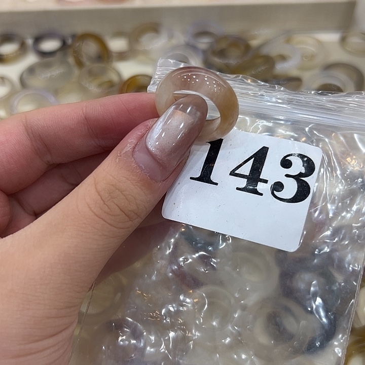合金戒指玛瑙/玉髓143港11