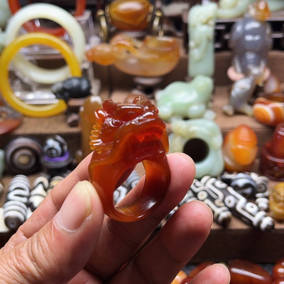 玛瑙/玉髓未镶嵌车挂