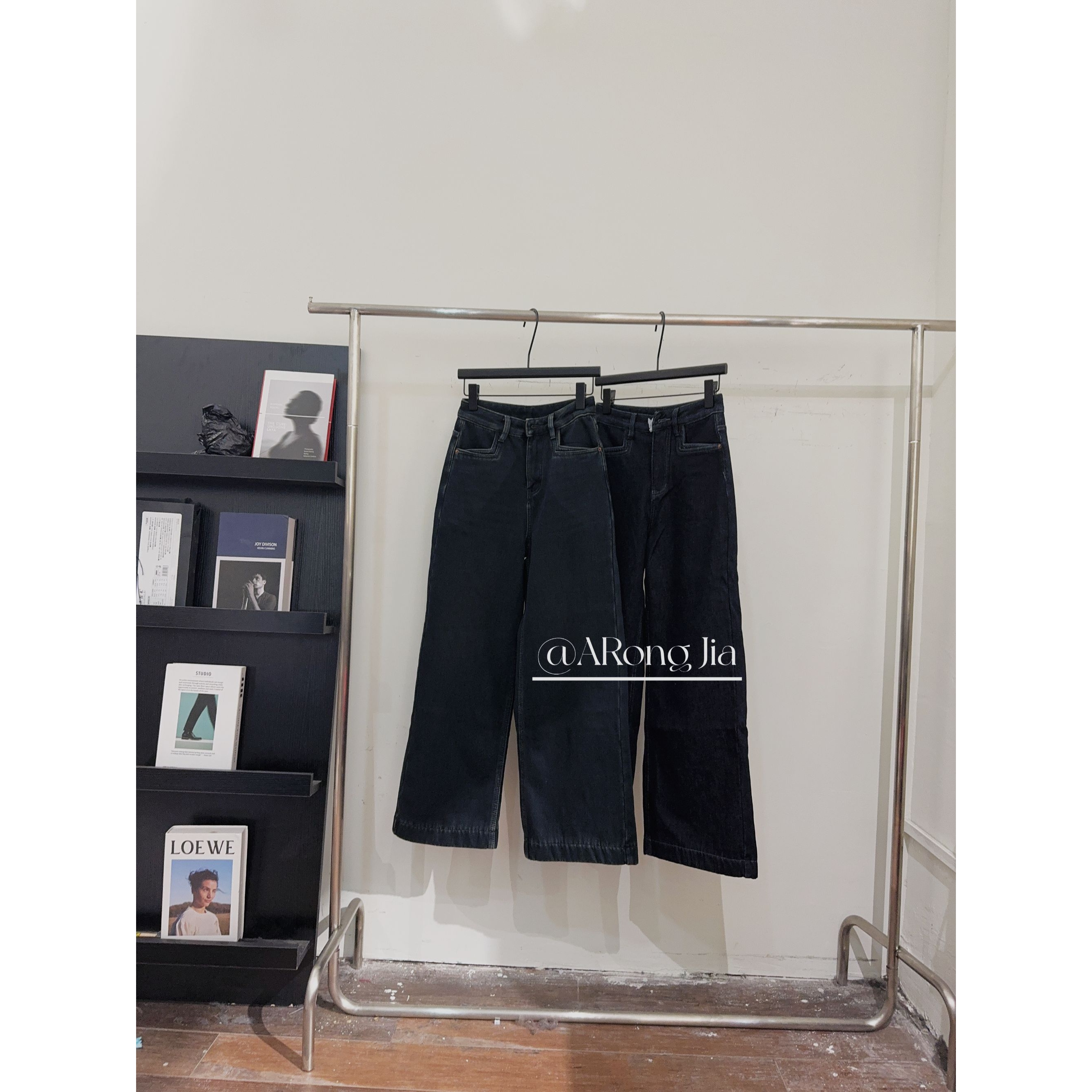 【ARONG阿荣家】阔腿裤58772-黑金色-S