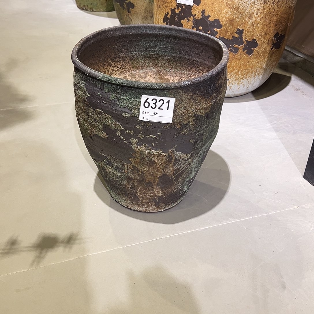 瓶6321高30口24×26陶瓷花瓶无孔