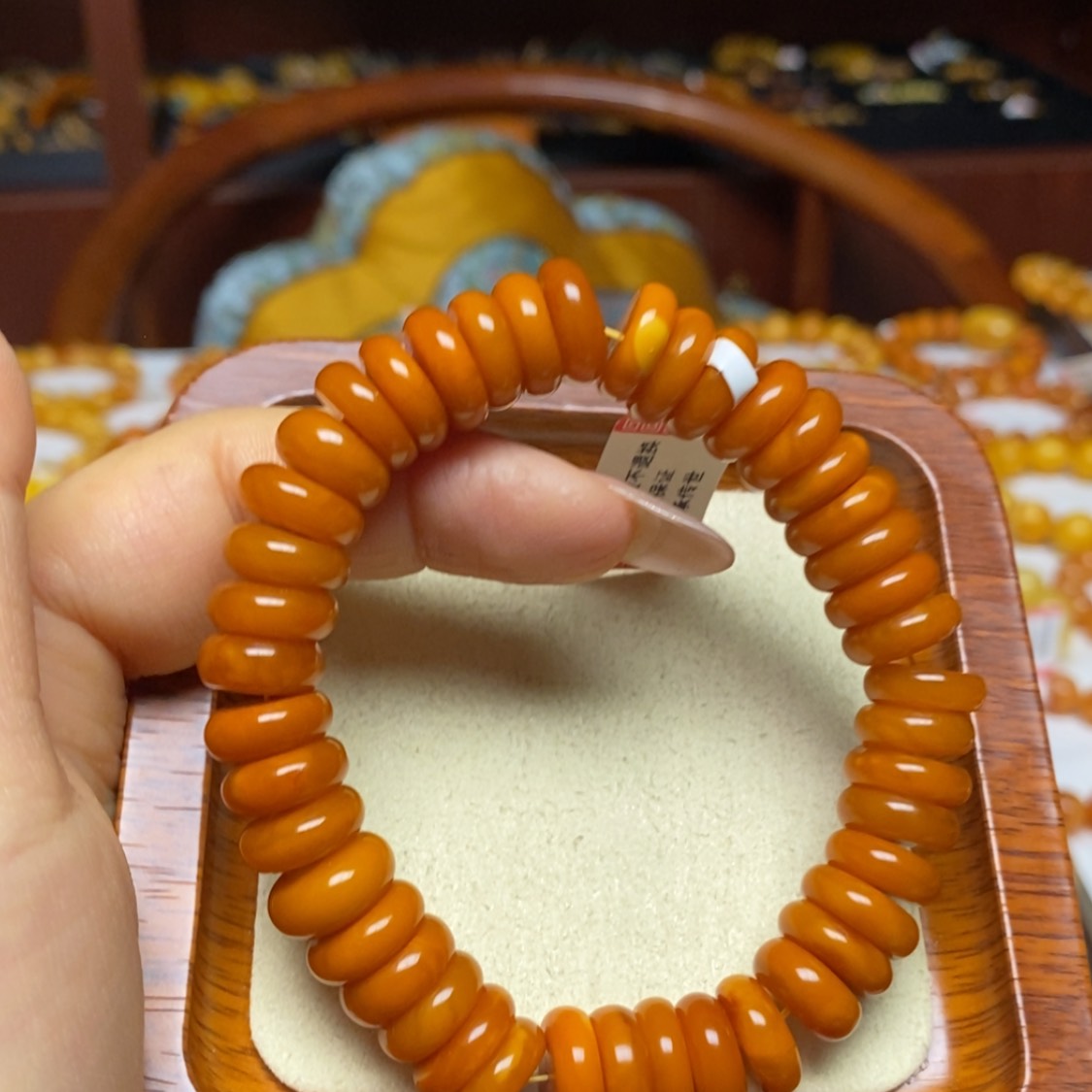 【闪购商品】蜜蜡手链未镶嵌手串