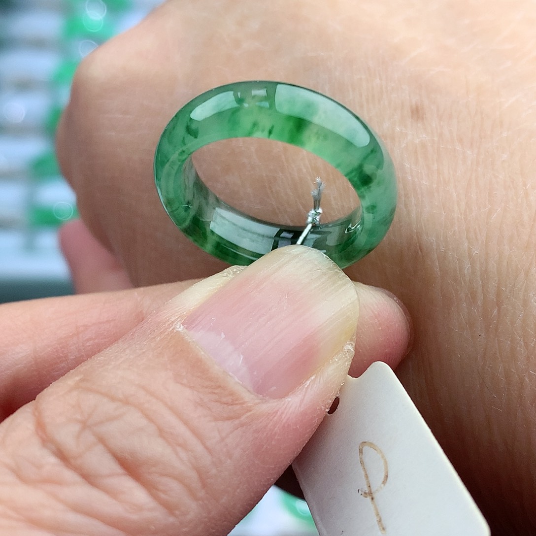 未镶嵌戒指翡翠9号