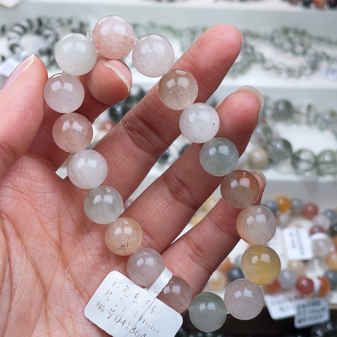 未镶嵌水晶手链水晶