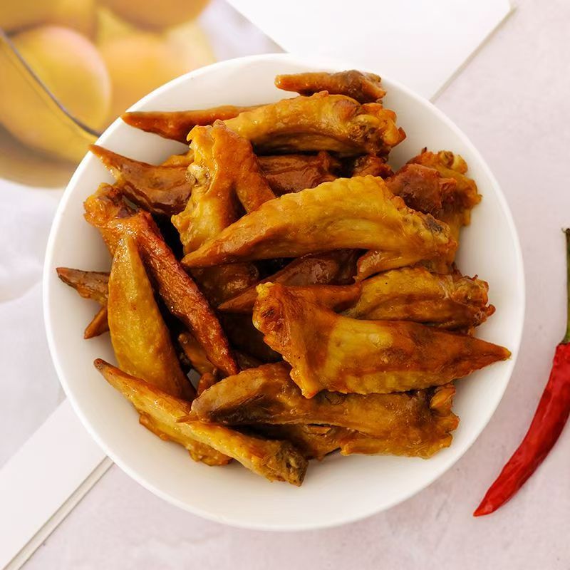 哈尔滨家乡传统熏酱鸡翅尖烟熏鸡翅尖烟熏五香散装熟食下酒菜特产