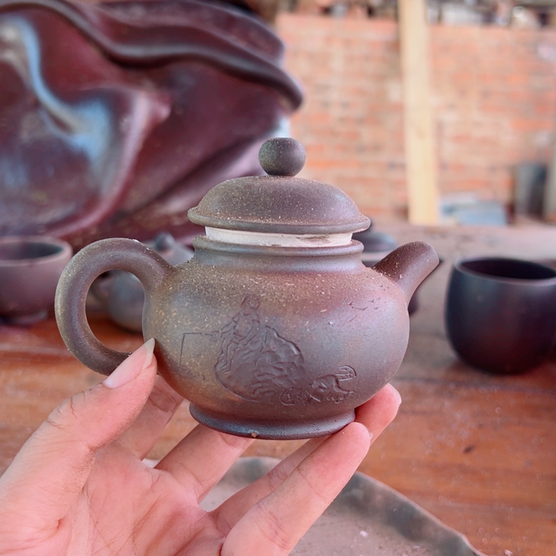 坭兴陶贵台龙窑柴烧茶器A169