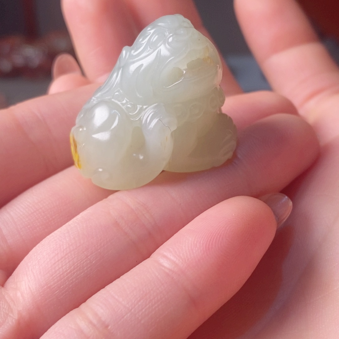 和田玉颈饰未镶嵌D***侽