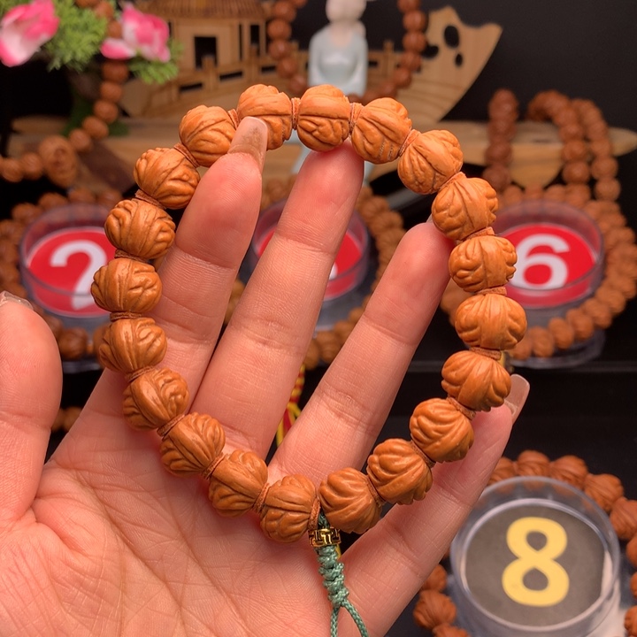 桃核吊坠1.4小金豆手串