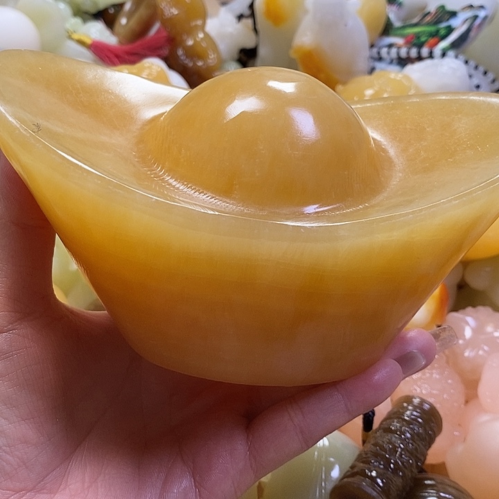 完全开放摆件元宝