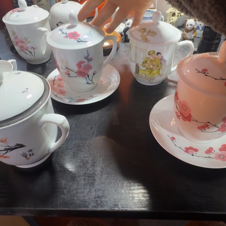 天***轮摆件陶景德镇陶瓷艺术