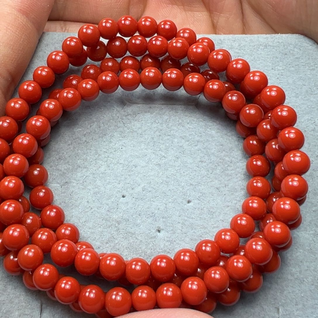 南红玛瑙手串未镶嵌