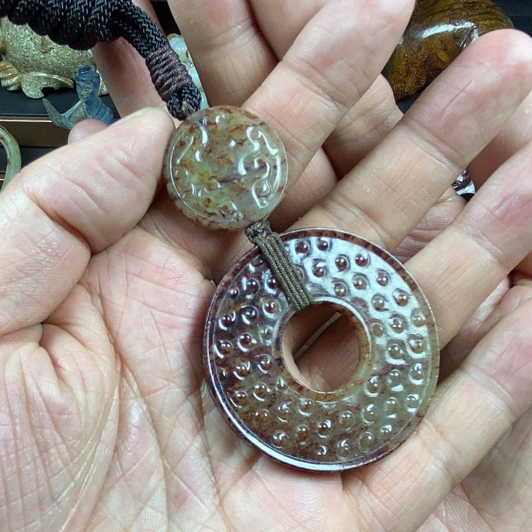 和田玉（糖玉）挂件未镶嵌9****站