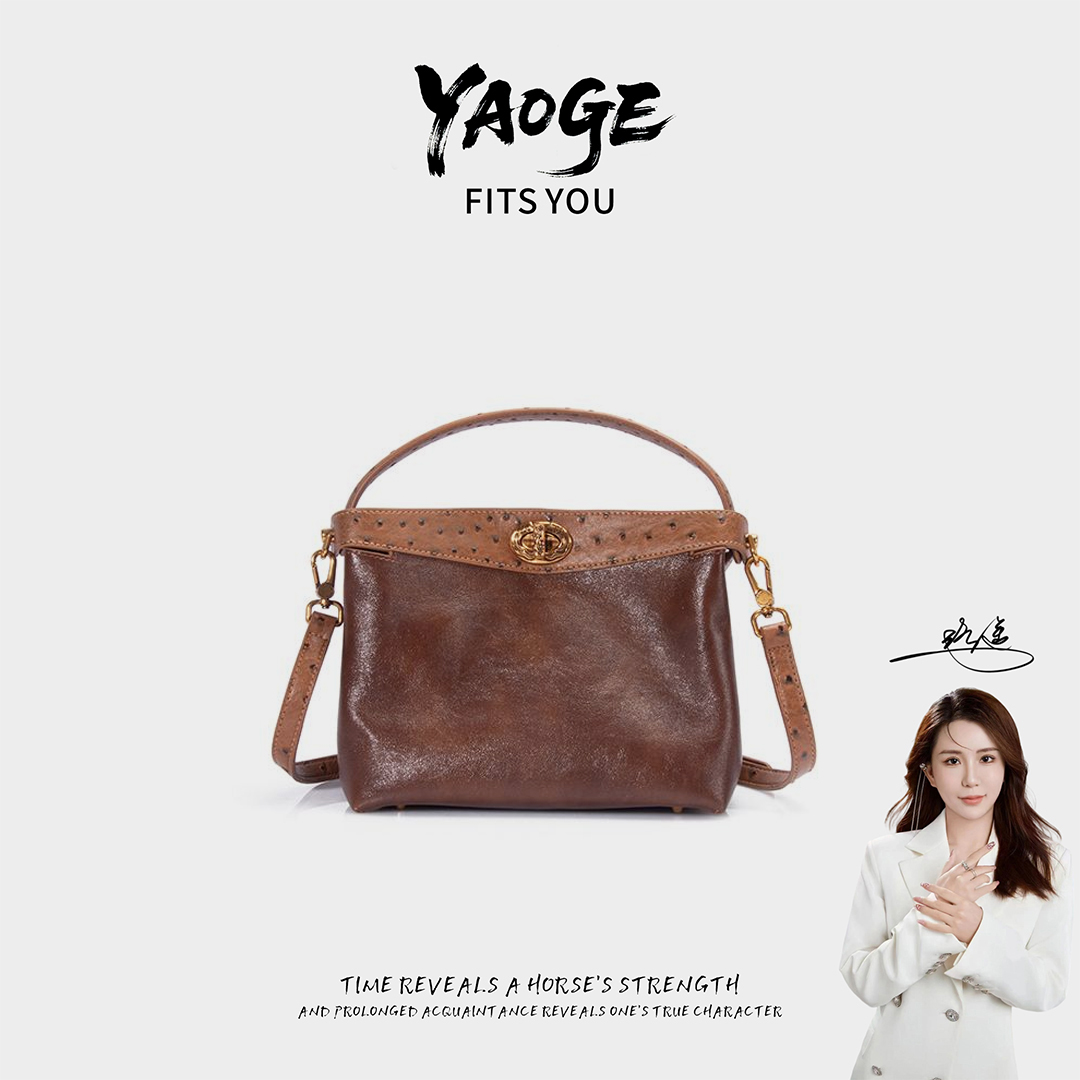 粉丝专享-包包经典时尚百搭女士小众LY669-棕色