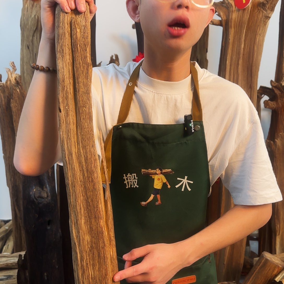 沉香摆件天然沉香原木摆件➕底座