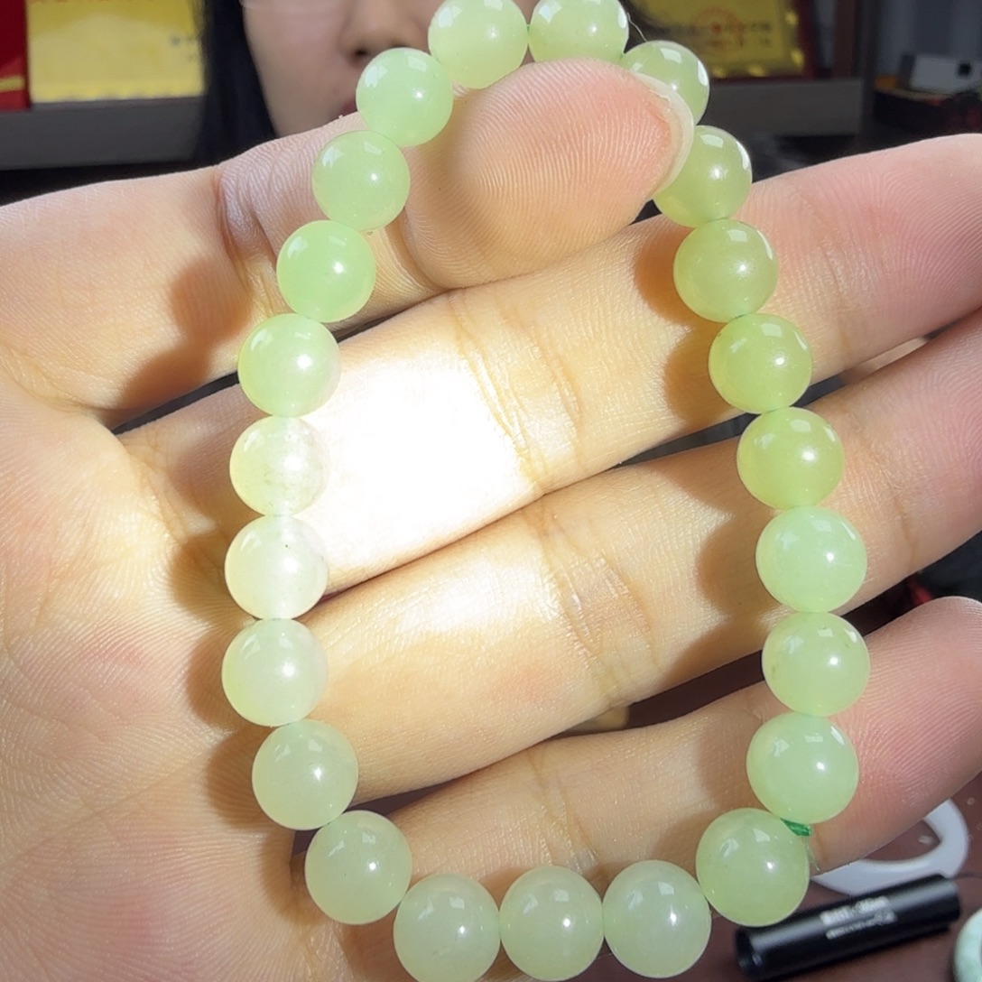 和田玉未镶嵌手串天然和田玉渐变手串 有运费险 特别冰油润