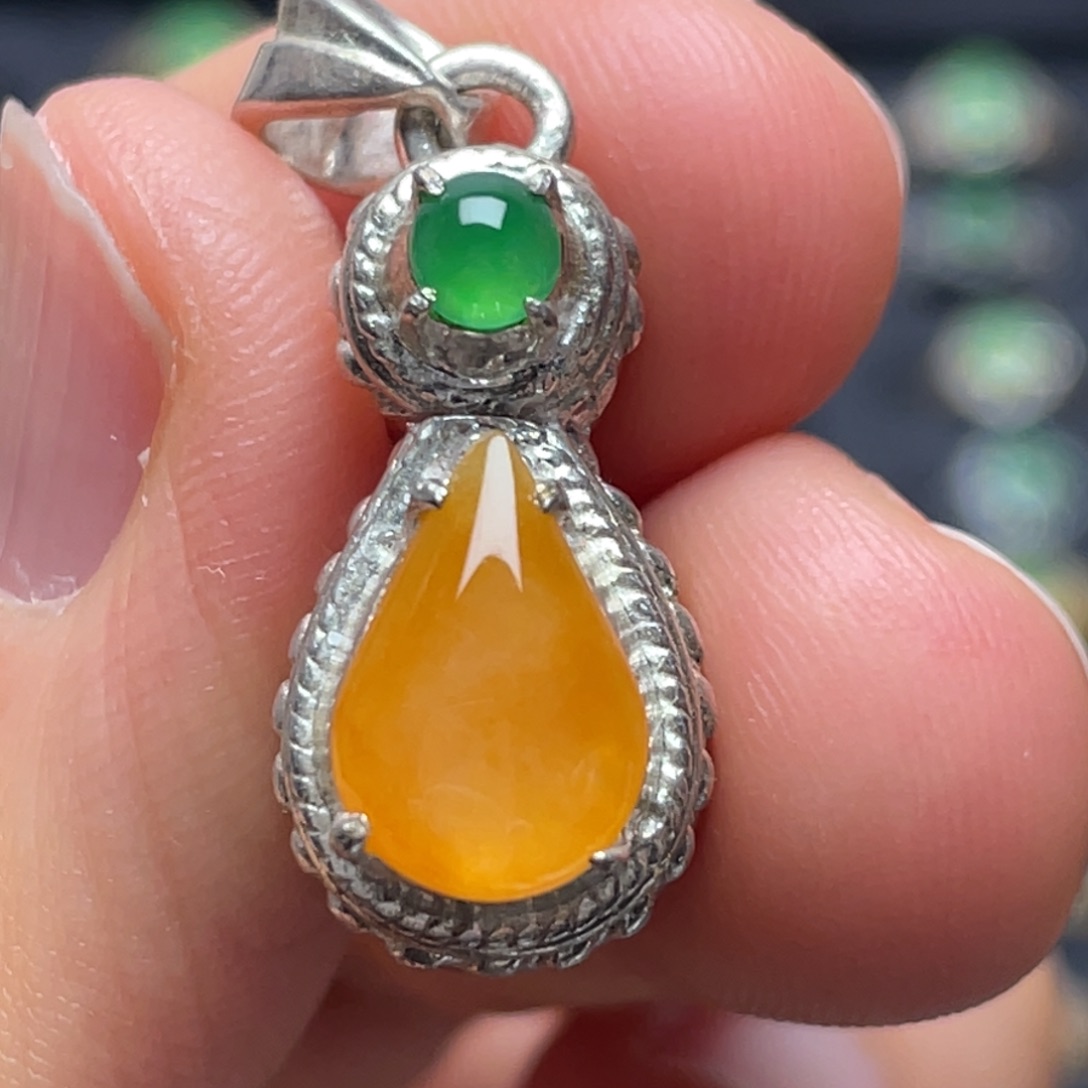 翡翠未镶嵌颈饰纯天然缅甸翡翠A货