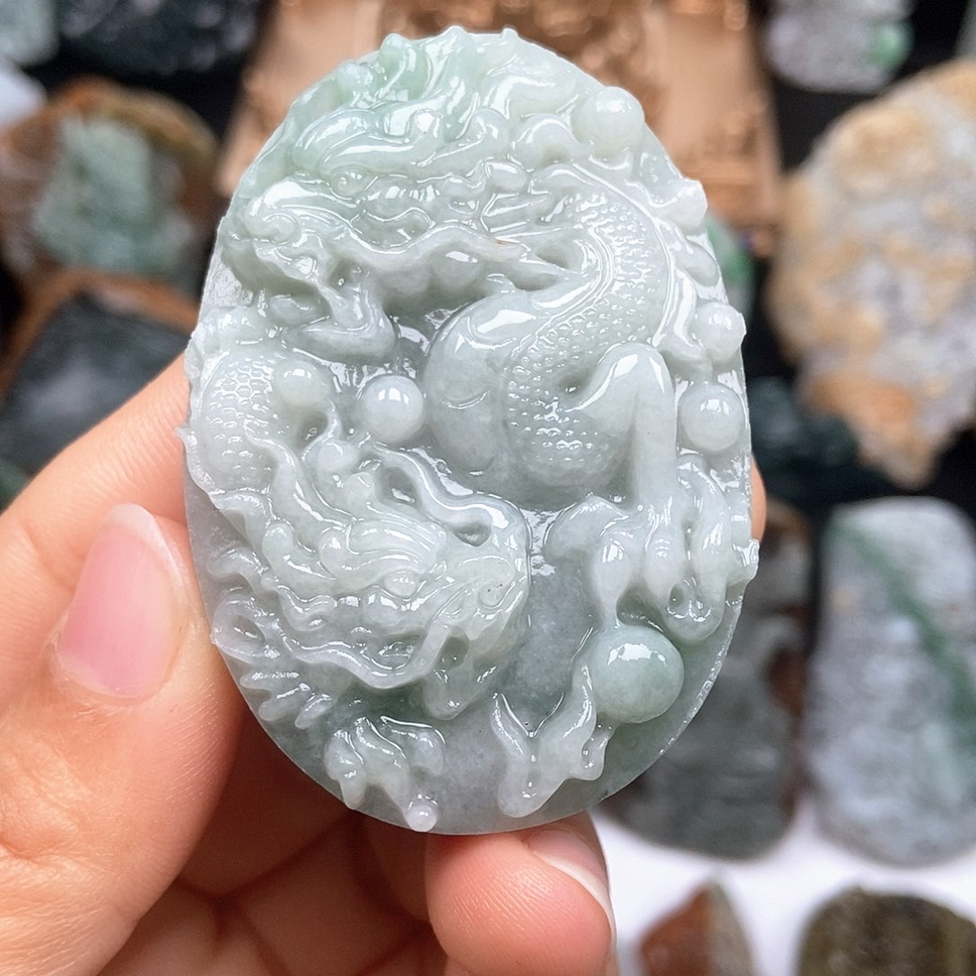 定制翡翠未镶嵌天然缅甸翡翠A货毛货抛光定制 