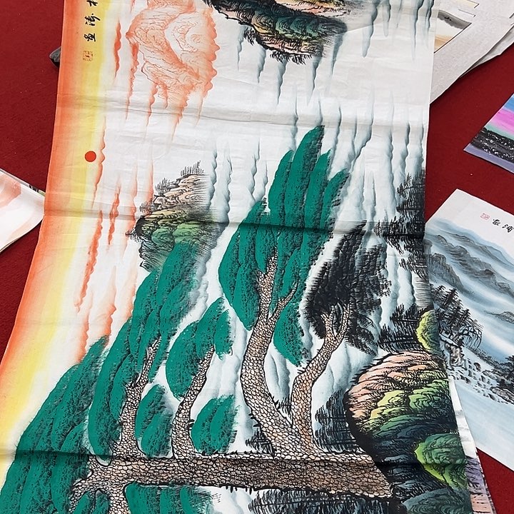 国画国画纯手工纯手绘