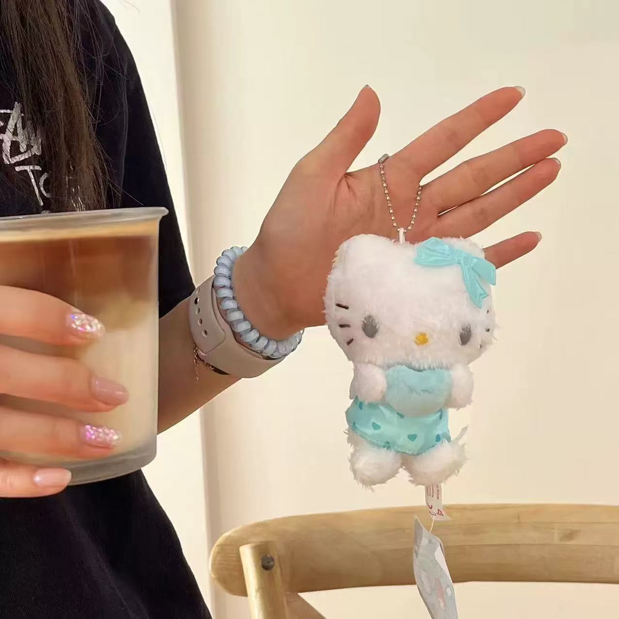 梦天使小爱神Kitty毛绒挂件kitty挂件钥匙扣书包hellokitty娃娃
