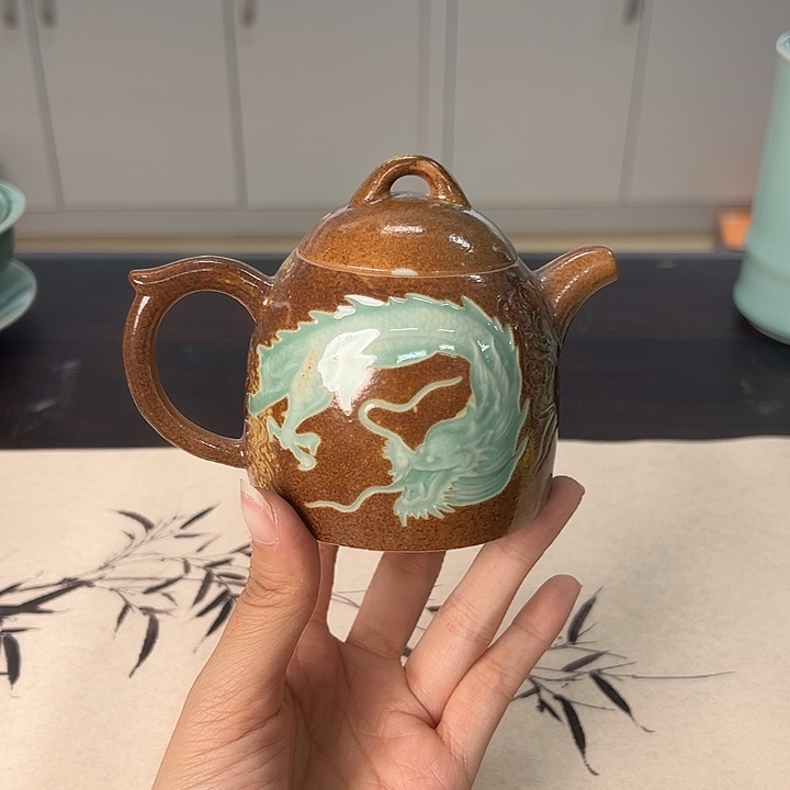 龙泉云间青瓷小米茶器