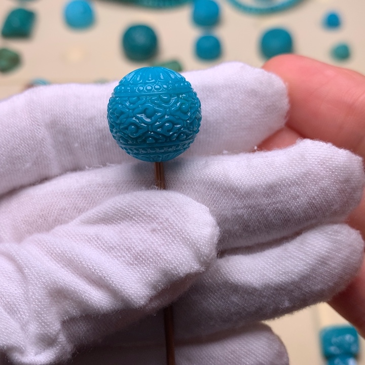 绿松石云纹15.7未镶嵌