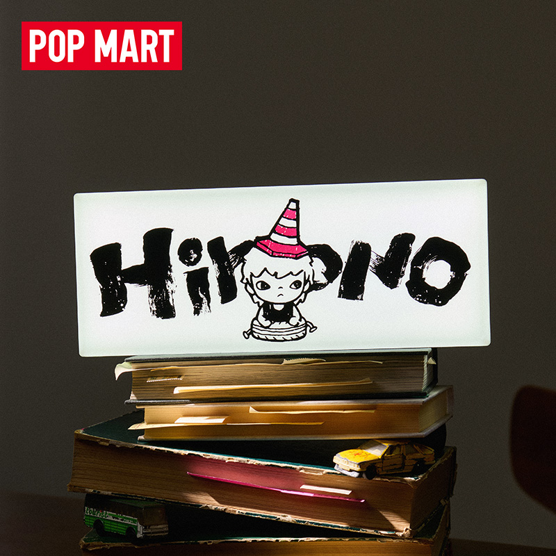 泡泡玛特Hirono 回声系列 - 台灯小野灯箱时尚百搭