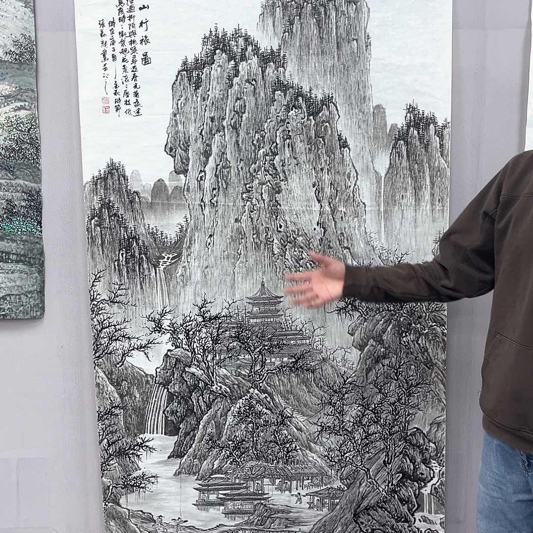 国画尽*宣纸国画作品纯手绘