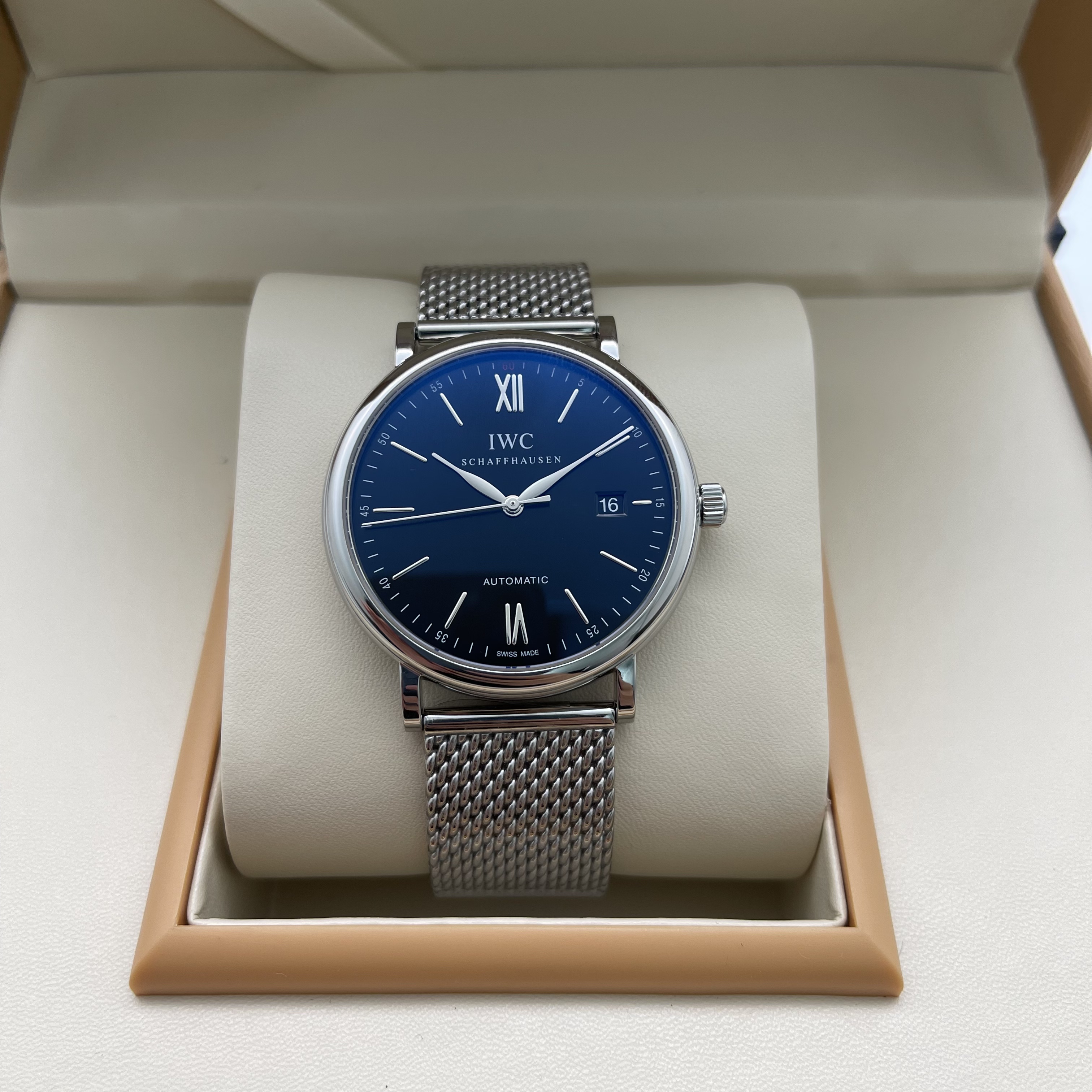95新 IWC/万国 柏涛菲诺/A83335/自动机械男表/表径40mm
