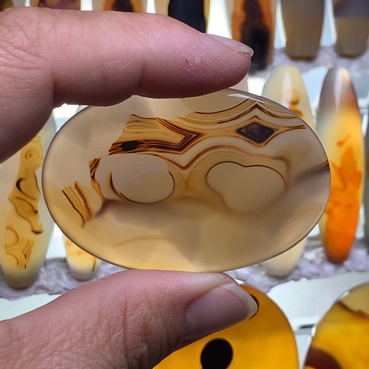 玛瑙/玉髓颈饰未镶嵌124