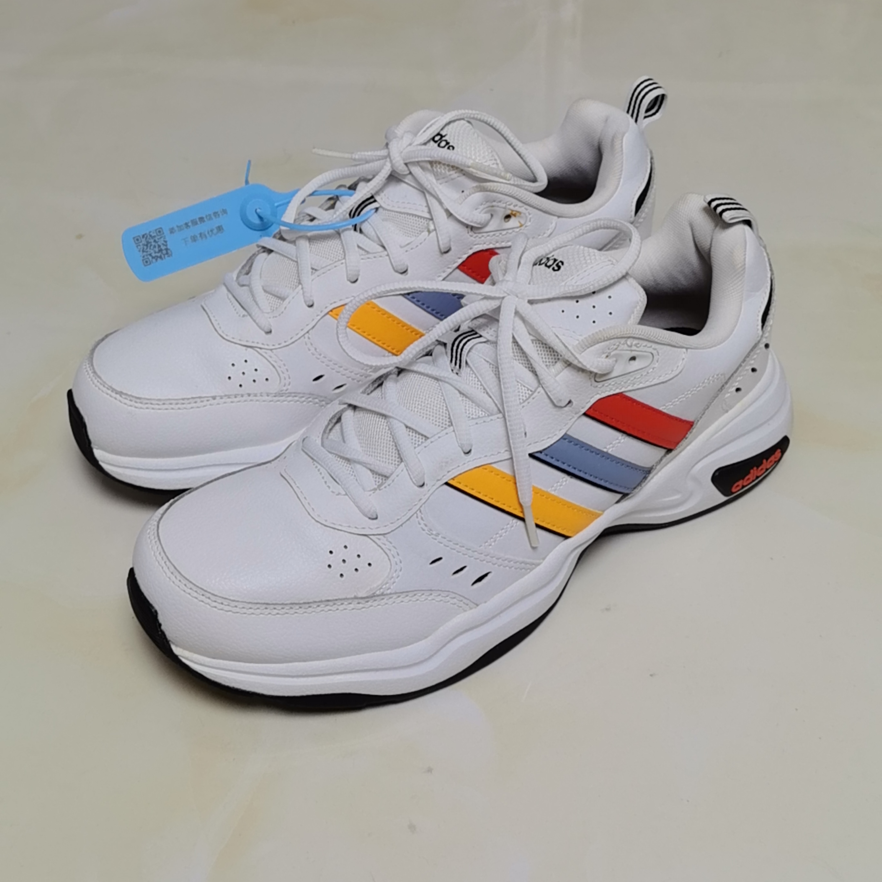 9新 adidas/阿迪达斯 跑鞋 44码/内长270 二手正品 鞋码偏小