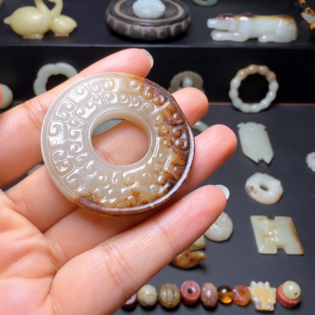 和田玉吊坠(不含链)未镶嵌秦***品