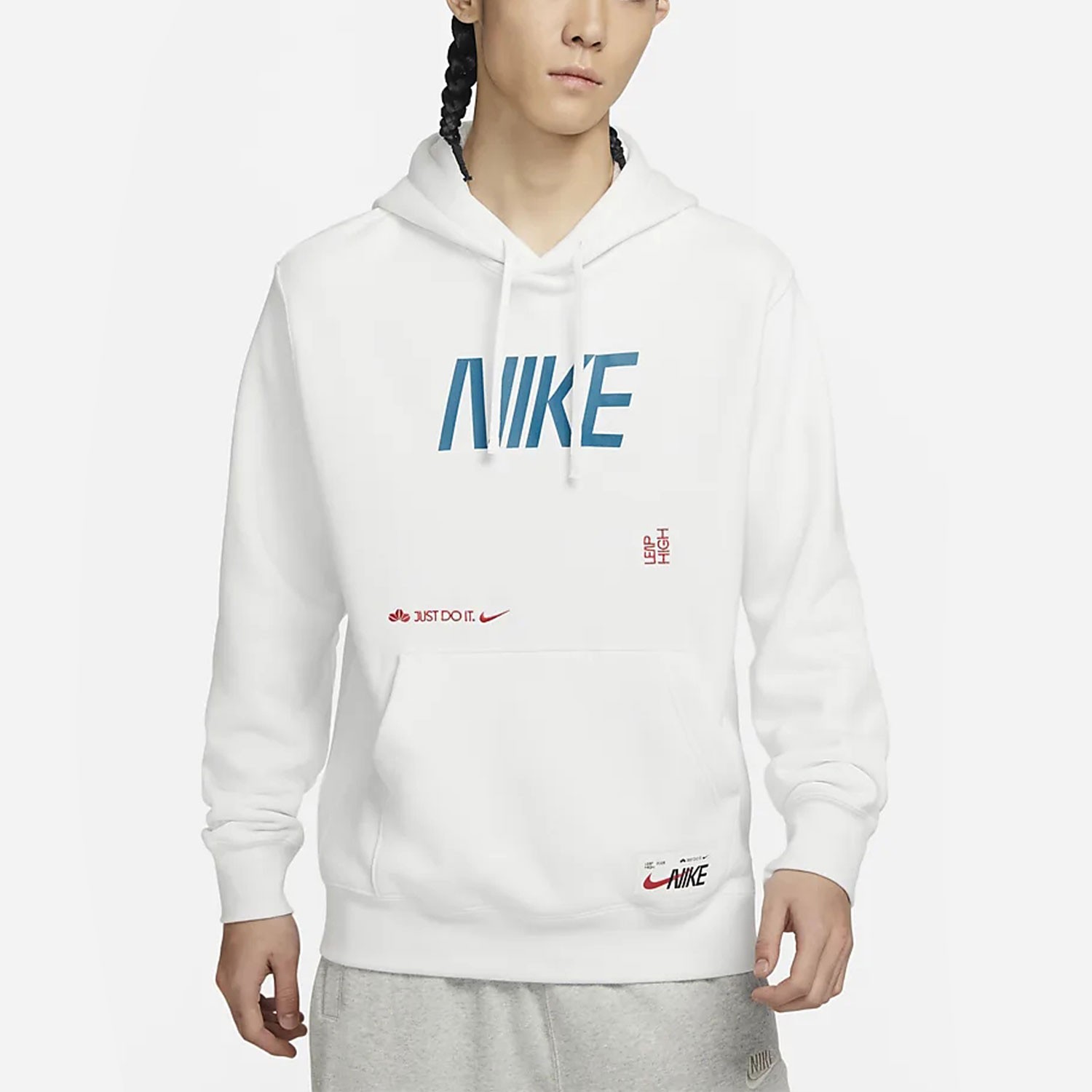 Nike/耐克正品2023新款男子运动加绒休闲连帽卫衣FD4058-121