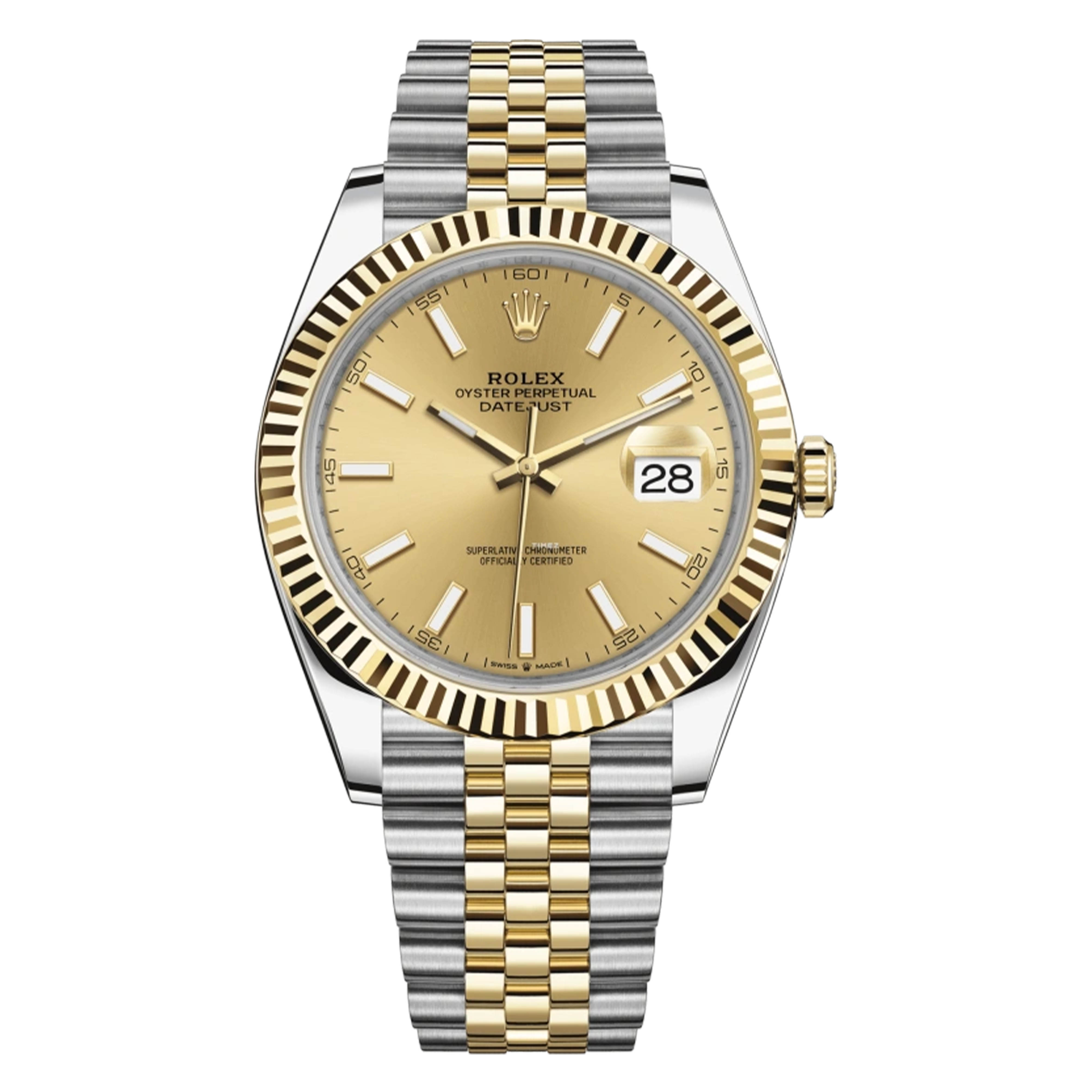 未使用 Rolex/劳力士 /126333间金金条/41mm