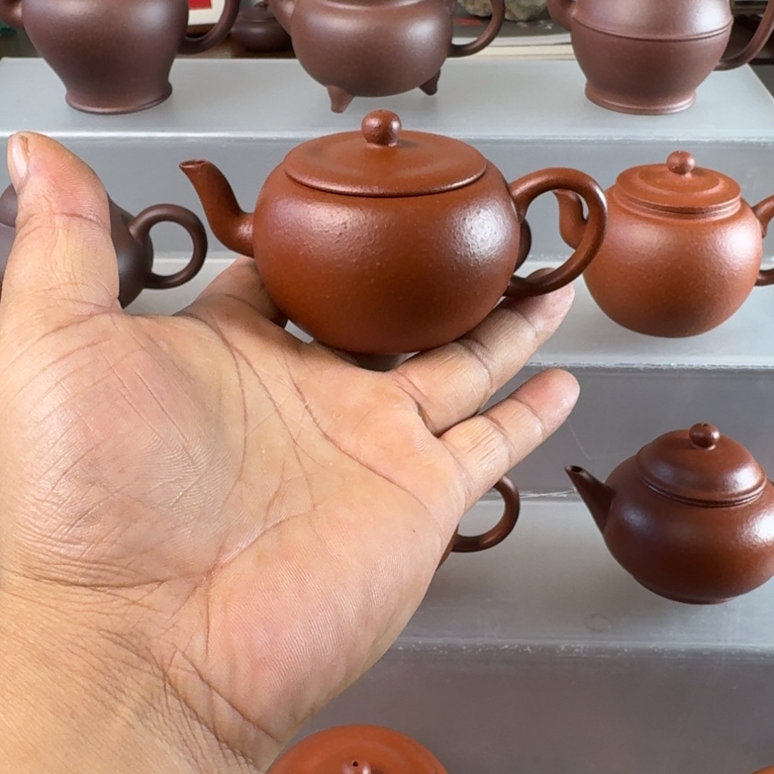 茶壶紫砂宜兴紫砂小煤窑朱泥