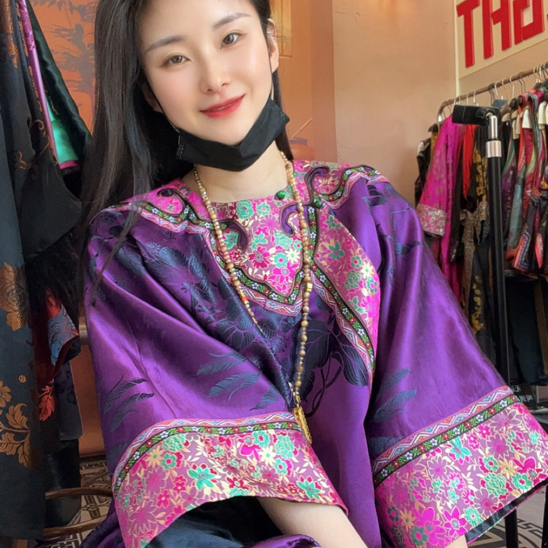 新中式老软缎！定制款链接盲拍随机发货！老面料默认微瑕！介意勿拍！