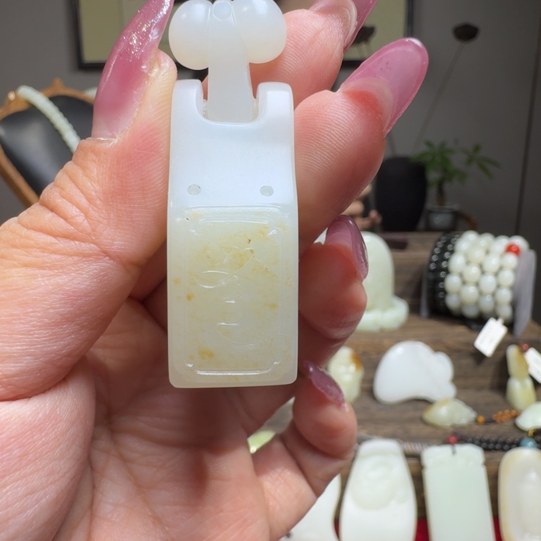 和田玉挂件未镶嵌灵*