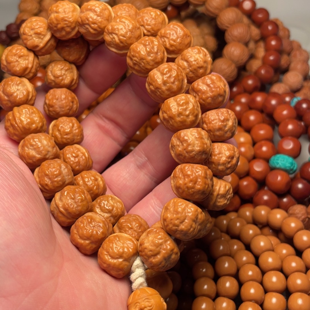 致***远猴头核桃吊坠蟾宗猴头